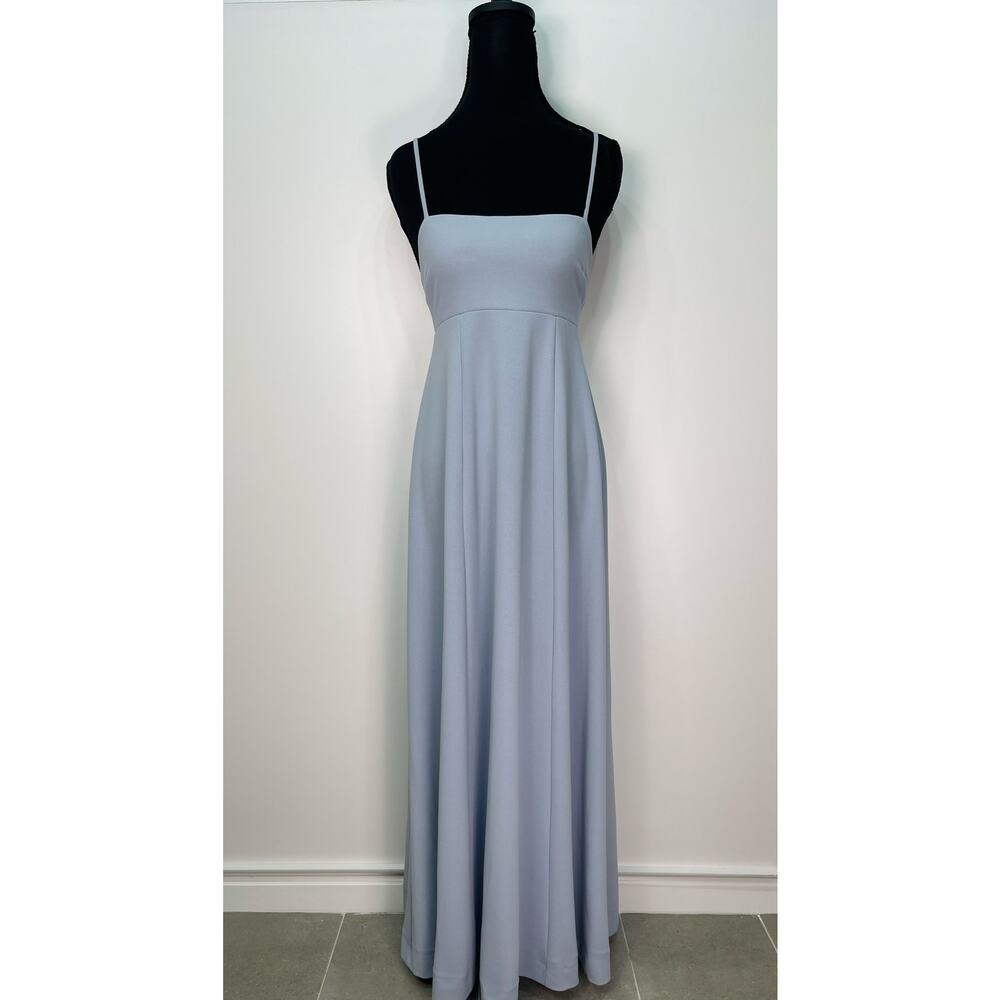 Show Me Your Mumu Dusty Blue Floor Length Maxi Dress Size XS